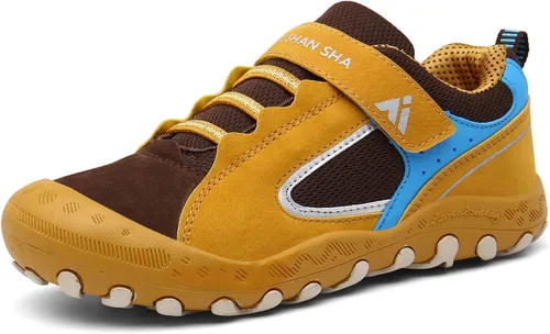 Miniatura 18 de Mishansha Botas de Senderismo para Niños Pequeños Niñas Niños Zapatos de Senderismo Resistentes al Agua Anti-Colisión Antideslizantes Atléticas
