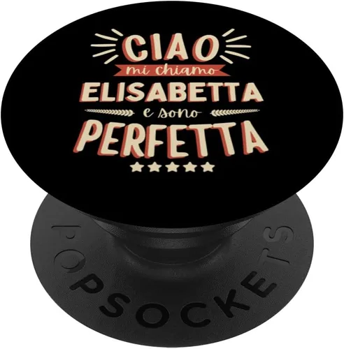 Miniatura 6 de Elisabetta Idea Regalo Personalizzata Amica Nome Divertente PopSockets MagSafe PopGrip for iPhone