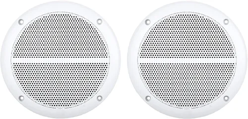 Miniatura 4 de Enrock - Altavoces marinos de rango completo de 2 vías de potencia máxima de 6.5 pulgadas, 90 W, color blanco, par