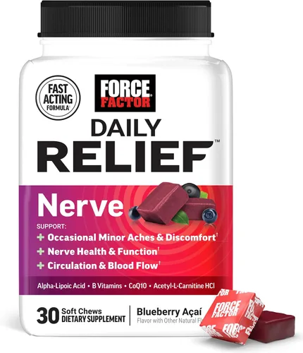 Miniatura 26 de Suplemento de calostro impresionante Force Factor, bayas y crema, 60 masticables suaves Bovine Colostrum with Biotin, Grass-Fed, Antibiotic-Free