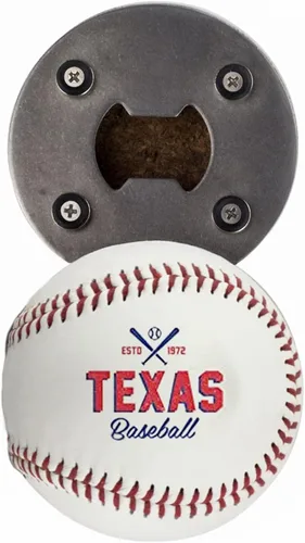 Miniatura 30 de Abrebotellas Chicago C, hecho de una pelota de béisbol real, el abrelatas de béisbol, captador de tapas, imán para nevera
