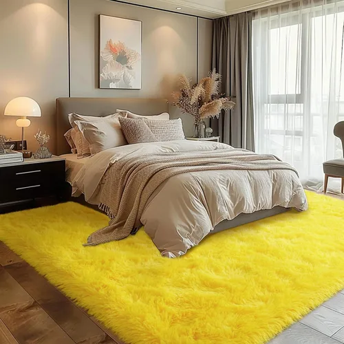 Miniatura 35 de Dssimo - Alfombra superesponjosa para la habitación, alfombra de área moderna, pequeña, suave y acogedora de felpa para niños, niñas y adolescentes