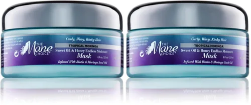 Miniatura 10 de The Mane Choice Tropical Moringa Sweet Oil & Honey Endless Moisture - Acondicionador para enjuagar o sin enjuague, desenreda, suaviza y nutre