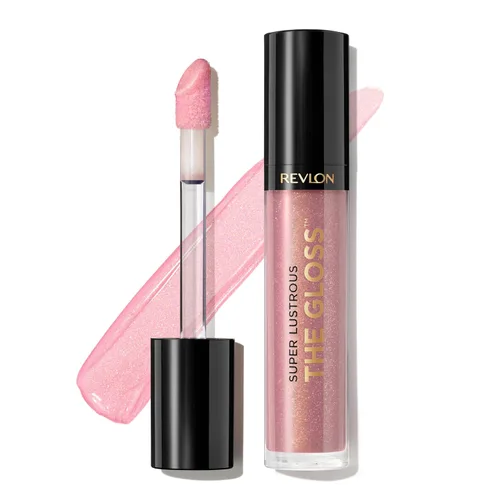 Miniatura 14 de Brillo de labios Revlon súper brillante, 0.13 onzas líquidas. 207 Cielo rosa