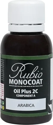 Miniatura 31 de Rubio Monocoat Muestra de Acabado de Aceite para Madera - Puro Aceite Plus Parte A Aceite de Linaza de Secado Rápido y Ecológico para Uso Pure
