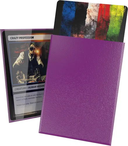 Miniatura 16 de Ultimate Guard Fundas exteriores para cartas Cortex, 100 fundas estándar de tamaño TCG, 66 x 91 mm, con respaldo negro, acabado brillante, sin PVC