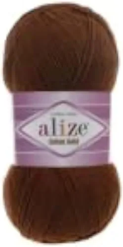 Miniatura 23 de 55% algodón 45% acrílico Alize Cotton Gold Yarn 1 madeja/bola 3.53 oz 360 yardas (1-crema)