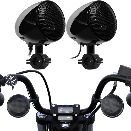 GoHawk - Amplificador integrado todo en uno AN4 Gen.2 de 10 cm, de rango completo impermeable, Bluetooth, altavoces estéreo, sistema de amplificador
