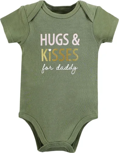 Miniatura 504 de Hudson Baby baby-girls Cotton Bodysuits 3-pack