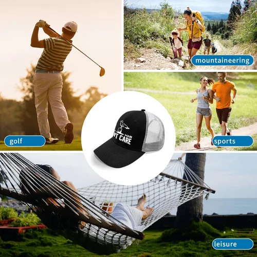 Miniatura 8 de devor Cap Boat Hair Don't Care Baseball Cap for Men Graphic Denim Dad Hat Adjustable