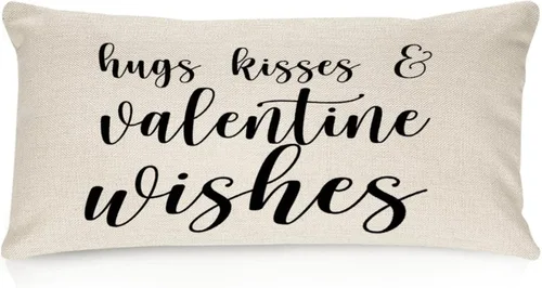 Miniatura 14 de Better When We are Together - Fundas de almohada lumbar de 12 x 20 pulgadas con citas divertidas de algodón y lino para sofá, decoración de sala