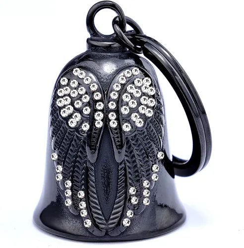Motorcycle Women Bells - Motorcycle Angel Bell for Men Women,Bell Biker Accessory,Guard Riding Safety Blanco