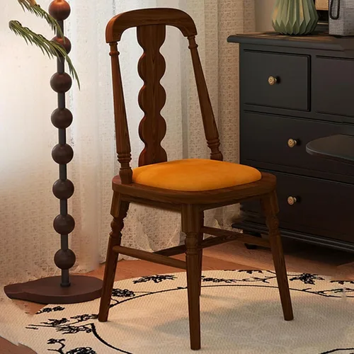 Miniatura 8 de Sillas de cocina tapizadas de madera maciza, sillas de comedor con marco de madera de fresno, silla de sala de estar para comedor, estudio, sala