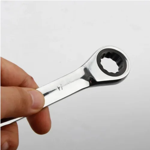 Miniatura 5 de Utoolmart Llave de trinquete, 0.315 in x 0.354 in extremo de caja doble métrica 1 unidad