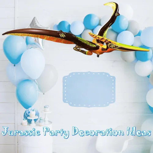 Miniatura 4 de Inflable Stegosaurus, 46 pulgadas de largo, null Pteranodon Marrón/Naranja