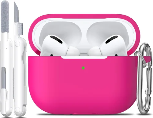 Miniatura 71 de Funda para AirPods con llavero, protección completa, de silicona, accesorios para AirPods, funda para hombres, mujeres y adolescentes, con estuche