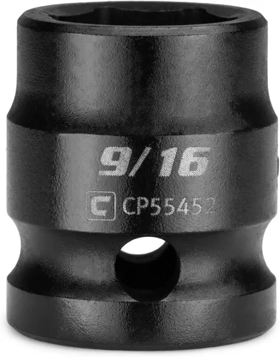 Miniatura 24 de Capri Tools Dado de impacto corto de 1 pulgada, transmisión de 1/2 pulgada, 6 puntos, SAE