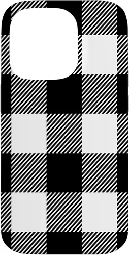 Miniatura 17 de Buffalo Plaid Black White Phone Case for iPhone 17