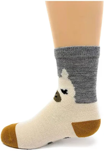 Miniatura 3 de WARRIOR ALPACA SOCKS - Calcetines de lana de alpaca para bebé, familia feliz, para adultos, adolescentes y niños