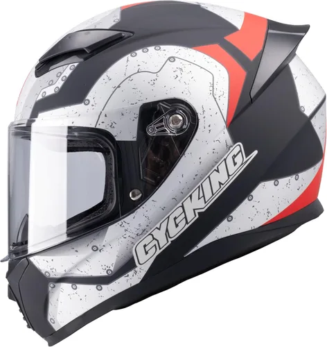 Miniatura 15 de Casco de motocicleta de cara completa, aprobado por DOT, casco de bicicleta de calle para adultos, hombres y mujeres, carcasa de ABS con visera