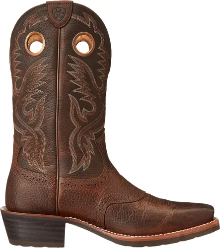 Miniatura 6 de Ariat Heritage Roughstock - Botas de trabajo de cuero con punta cuadrada para hombre