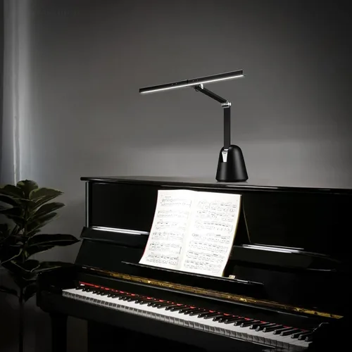 ESCENA Luces de piano para piano vertical, lámparas de piano LED profesionales de 12 W con atenuación automática, 3000K-6000K, temporizador 2H CRI