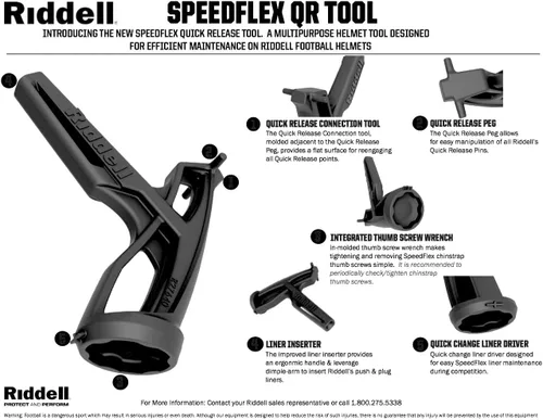 Miniatura 6 de Riddell SpeedFlex Kit de Reparación Pro - Green Gridiron