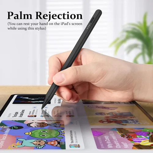 Miniatura 3 de Lápiz Stylus para iPad con Rechazo de Palma y Sensor de Inclinación, 13 Minutos de Carga Completa, MEKO Active Apple Pencil Compatible con iPad