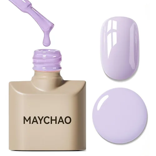 Miniatura 95 de MAYCHAO Esmalte de uñas de gel rosa intenso de 0.5 onzas líquidas, 1 unidad de esmalte de gel rosa brillante, esmalte de uñas que se absorbe con luz