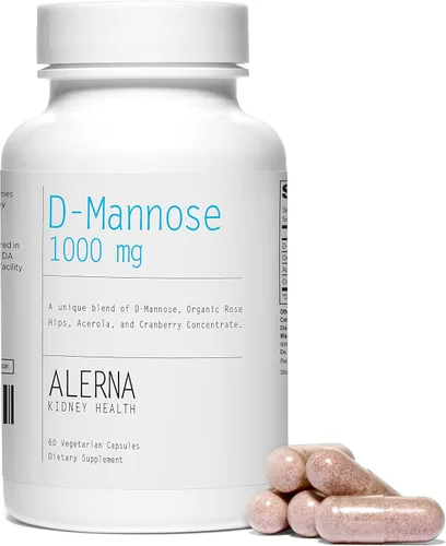 Miniatura 2 de D-Manosa (1000mg), con concentrado de arándano y escaramujo orgánico, apoya la función normal del tracto urinario, 60