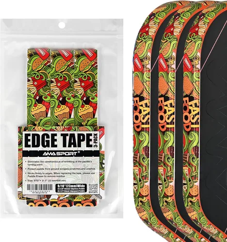 Miniatura 20 de PICKLETECH Pickleball Edge Guard Tape – Pink Unicorn Pattern Edge Tape for Pickleball Paddle - Fit Perfectly Curved Edge - No Wrinkling Sonrisa verde