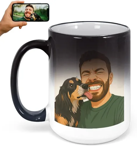 Miniatura 21 de Taza de café personalizada con foto, taza de cerámica personalizada de 11oz, taza de té con foto personalizada, idea única de regalo, Taza Café