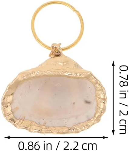 Miniatura 7 de HEALLILY Beavorty - 13 piezas de anillos para el cabello, colgantes de joyería con concha de océano, accesorios para el cabello, puños