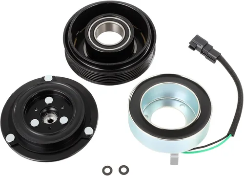 Miniatura 22 de CCIYU Embrague del compresor de CA para el coche 2001 2002 2003 2004 2005-2006 para Hyundai Santa Fe 2.7L Aire acondicionado compresor embrague