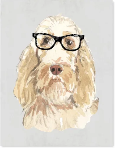 Miniatura 31 de Andaz Press Póster impreso para pared de perro, 8.5 x 11 pulgadas, Shih Tzu en lazo rosa, 1 paquete, regalo de cumpleaños de Navidad, sin marco
