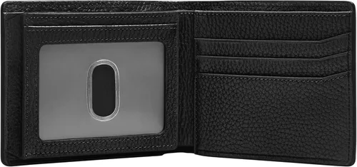 Miniatura 51 de Fossil Billetera plegable de cuero para hombre con ventana de identificación abatible para hombres