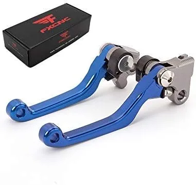 Miniatura 14 de FXCNC Palancas de embrague de freno pivotante de aluminio CNC compatibles con KX65 2000-2023, KX85 KX100 2001-2023, KX112 2022-2023, KX125 Verde