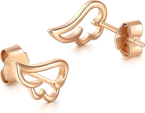 Miniatura 5 de Chow Sang Sang 92149E - Aretes de oro rosa de 18 quilates para mujer
