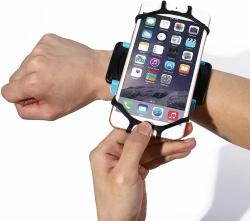 Miniatura 9 de Soporte universal para teléfono celular, rotación de 360°, antebrazo, muñeca, entrenamiento, banda deportiva para Samsung Galaxy S25 S24 S23 S22 S21