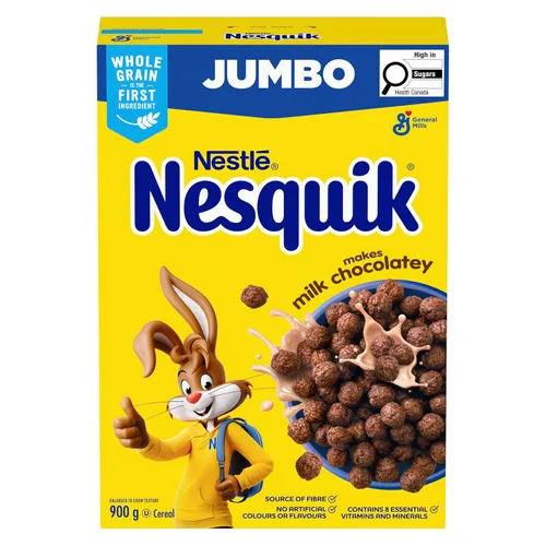 Miniatura 6 de Nesquik Chocolate Cereal Jumbo, 31.75 oz/32 onzas, (importado de Canadá)