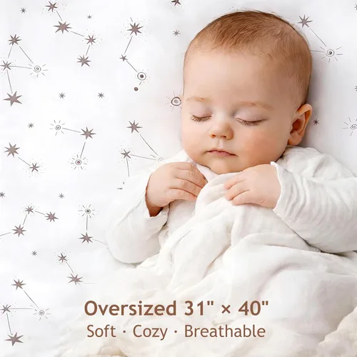 Miniatura 2 de Almohadilla de cama impermeable para bebé, lavable, reutilizable, de 31"x40" grande, protector de colchón para niños pequeños, almohadillas