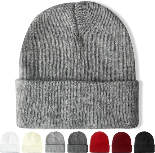 Miniatura 18 de NPQQUAN Beanie for Men Women Winter Hats for Mens Beanie Cuffed Knit Beanies Skull Cap