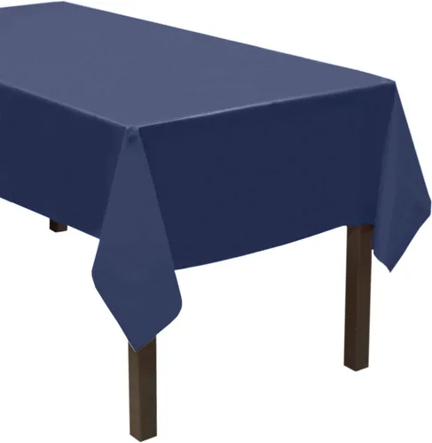 Miniatura 8 de Party Essentials - Mantel de plástico resistente disponible en 44 colores, 54 x 108 pulgadas, burdeos