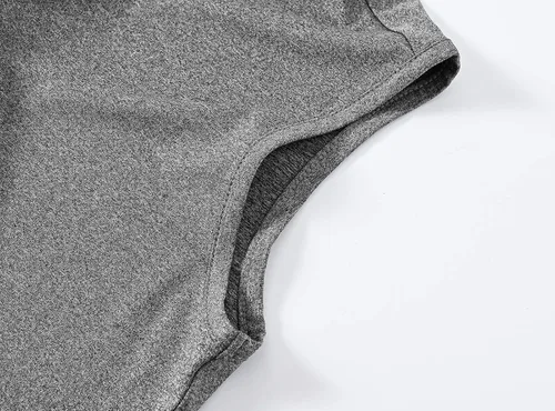 Miniatura 5 de BASUDAM Polo de golf sin mangas para mujer, cuello en V, sin cuello, camisetas de tenis para correr, secado rápido