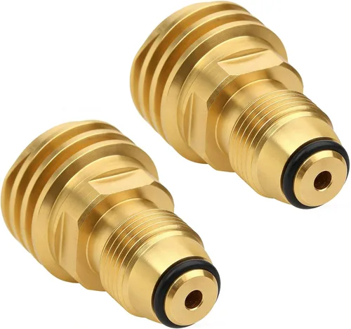 Miniatura 8 de BeeGo Adaptador de tanque de propano POL a QCC1/tipo 1, antiguo a nuevo, adaptador de tanque de propano que convierte la válvula de servicio