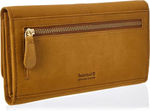 Miniatura 17 de Timberland - Cartera de piel con solapa RFID para mujer, Rojo, talla única
