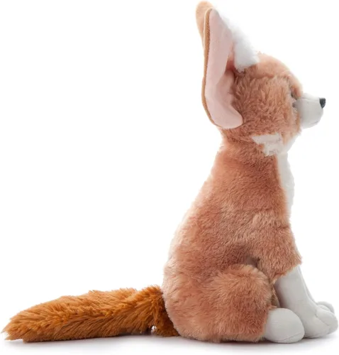 Miniatura 7 de The Petting Zoo Fennec Fox - Animal de peluche, regalos para niños, animales salvajes del zoológico Onez, juguete de peluche de zorro Fennec de 12
