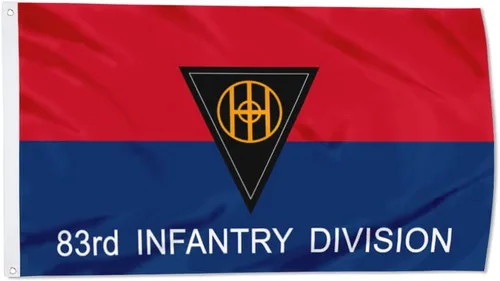 Miniatura 33 de Fyon Bandera militar de la 34ª división de infantería del ejército de 3 x 5 pies con 2 ojales de latón