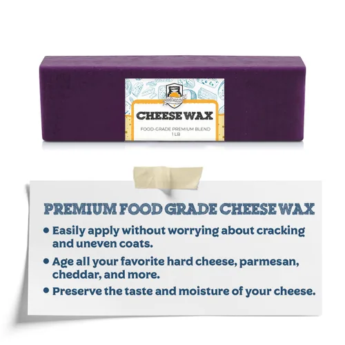 Miniatura 5 de Fermentaholics Cera de queso morado – 1 libra de cera de calidad alimentaria para quesos duros y envejecidos – Protege y preserva tu queso 1 LB
