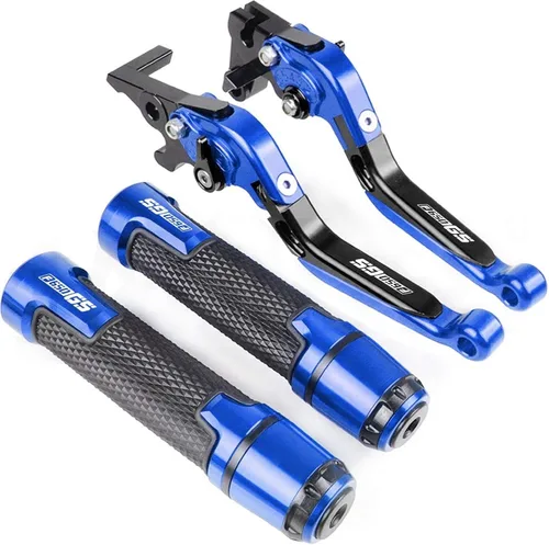 Miniatura 12 de Para BMW F650GS F 650GS 2000 2001 2002 2003 2004 2005 F 650 GS motocicleta CNC palanca de embrague de freno + manillar de 0.866 in (color : 10)